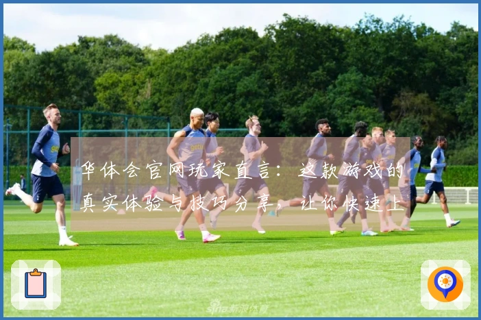 华体会官网玩家直言：这款游戏的真实体验与技巧分享，让你快速上手